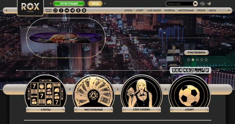 Обзор сайта казино ROX Casino-min