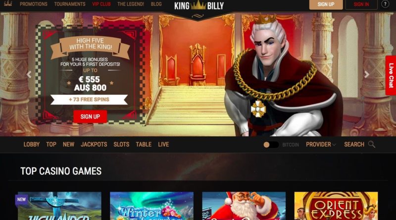 Обзор сайта King Billy-min